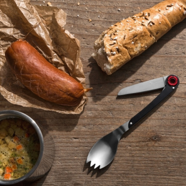 Logotrade ärikingi foto: Multifunktsionaalne lusikas LATEMAR Schwarzwolf